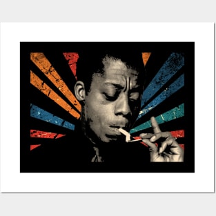 sketc vintage James Baldwin #3 Posters and Art